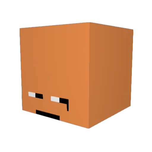 octave___ Minecraft avatar head, 3D render
