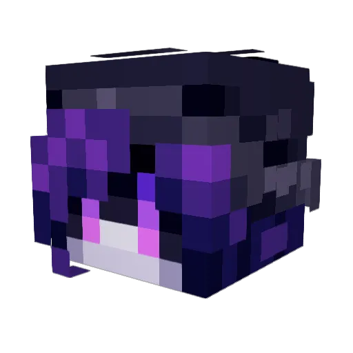 octo_gem Minecraft avatar head, 3D render