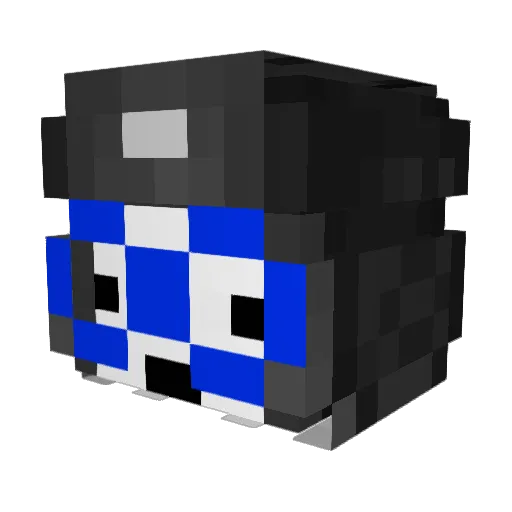 octojb Minecraft avatar head, 3D render
