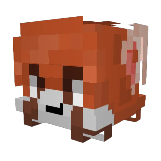 octoling59 Minecraft avatar head, 3D render