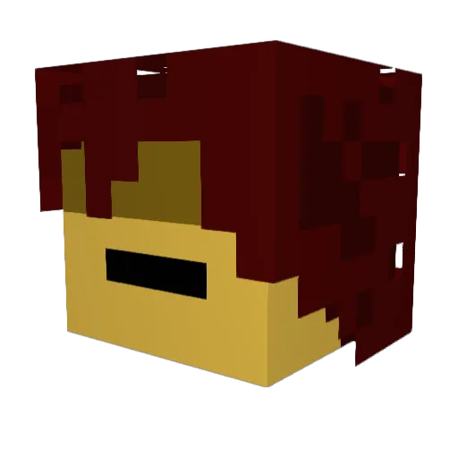 octopuspeedboat Minecraft avatar head, 3D render