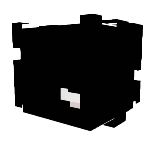 oculys Minecraft avatar head, 3D render