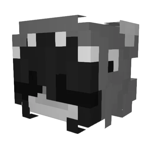 odOAObo Minecraft avatar head, 3D render