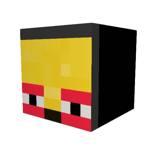 odalli Minecraft avatar head, 3D render