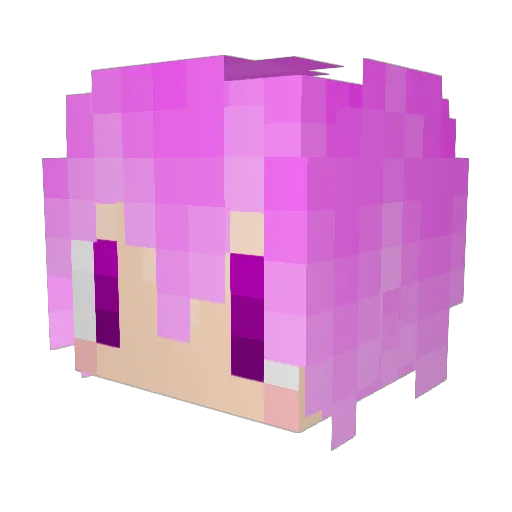 odama55 Minecraft avatar head, 3D render