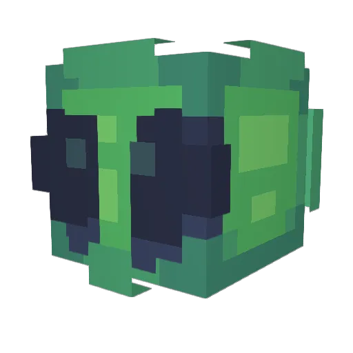 odanford Minecraft avatar head, 3D render
