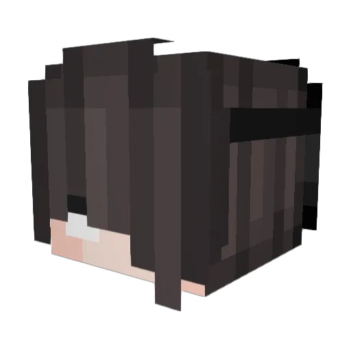 odanielq Minecraft avatar head, 3D render