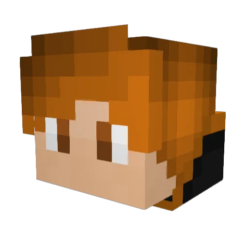 odawg4 Minecraft avatar head, 3D render