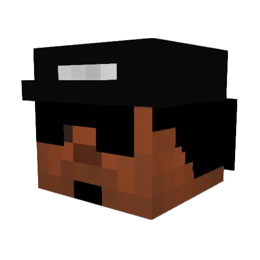 odbierz Minecraft avatar head, 3D render