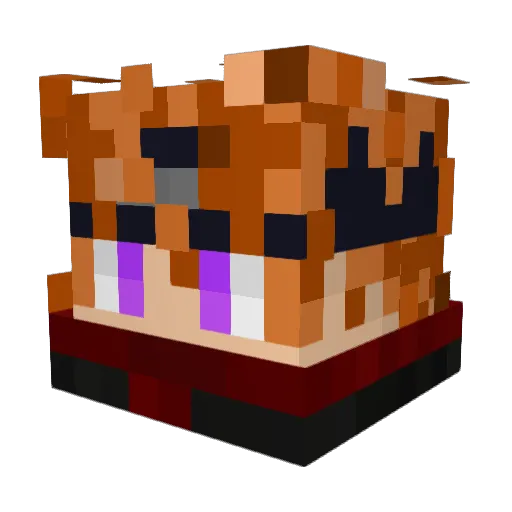 odchodystiva_ Minecraft avatar head, 3D render