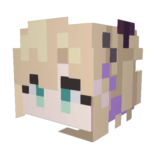 odd1015 Minecraft avatar head, 3D render