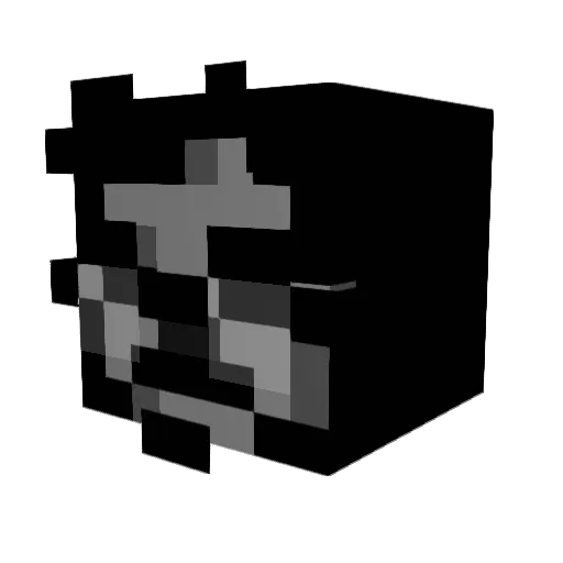 oddbilly Minecraft avatar head, 3D render