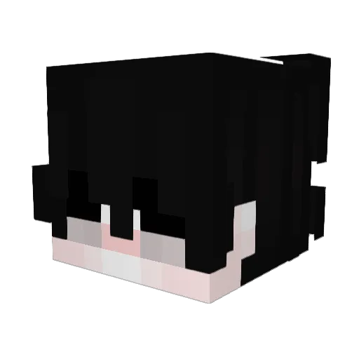 oddchix Minecraft avatar head, 3D render