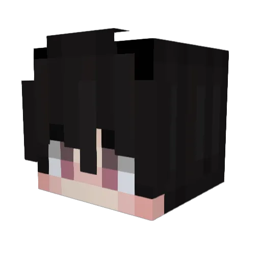 odder9 Minecraft avatar head, 3D render