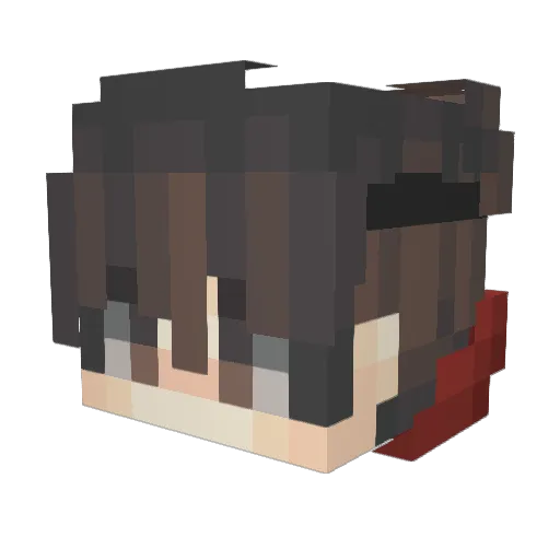 oddeye__ Minecraft avatar head, 3D render