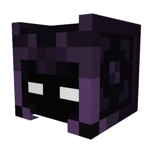 oddfoxerr_real Minecraft avatar head, 3D render