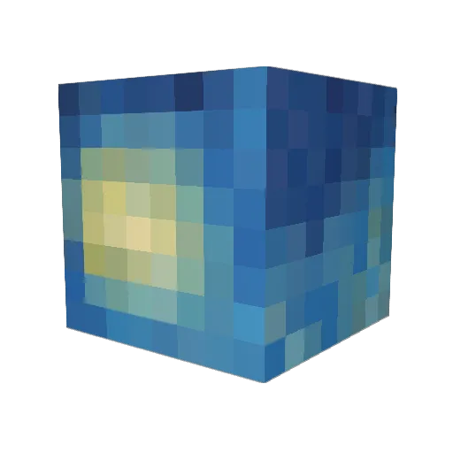 oddministrator Minecraft avatar head, 3D render