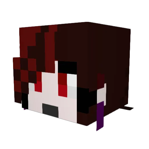oddname Minecraft avatar head, 3D render