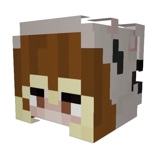 oddsocks_ Minecraft avatar head, 3D render