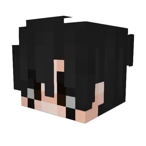 oddsort Minecraft avatar head, 3D render