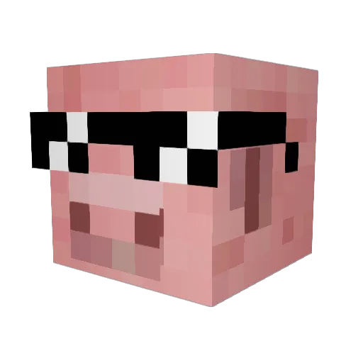oded8 Minecraft avatar head, 3D render