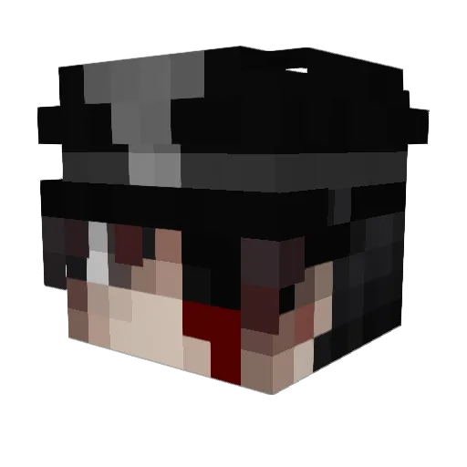 odeie Minecraft avatar head, 3D render