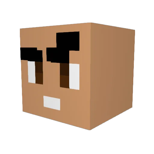 odellzboss Minecraft avatar head, 3D render