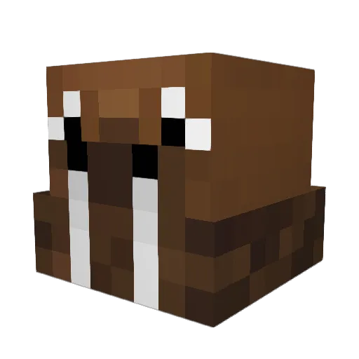 odemmm Minecraft avatar head, 3D render