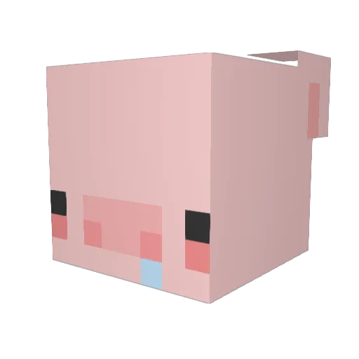 odesousa Minecraft avatar head, 3D render