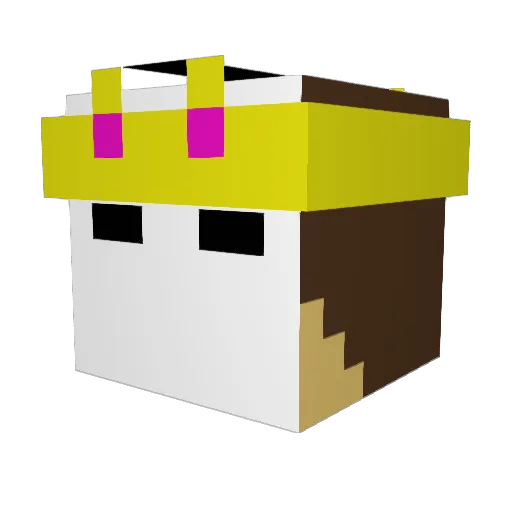 odieking39 Minecraft avatar head, 3D render
