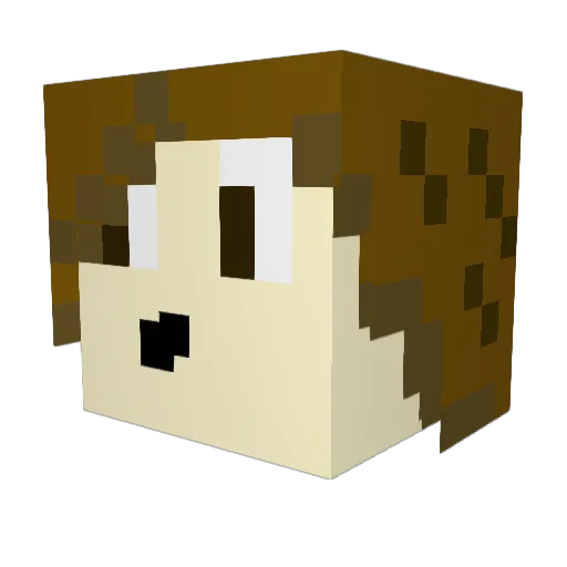 odin_611 Minecraft avatar head, 3D render
