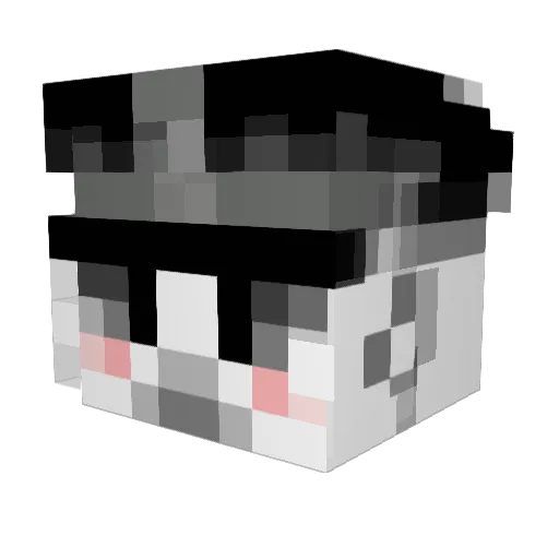 odngk Minecraft avatar head, 3D render