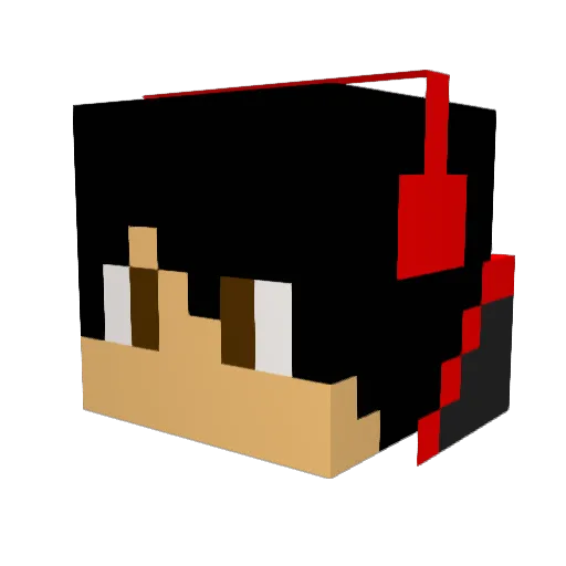 odogofficial Minecraft avatar head, 3D render