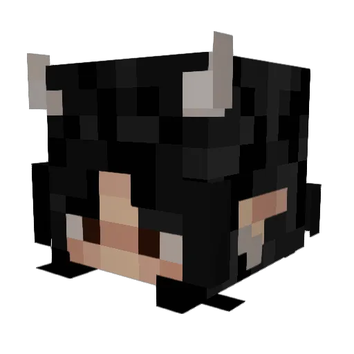 odoree Minecraft avatar head, 3D render