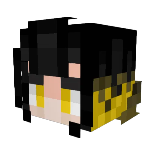 odranc Minecraft avatar head, 3D render