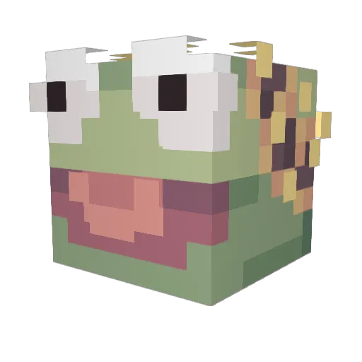 odwallaboi Minecraft avatar head, 3D render