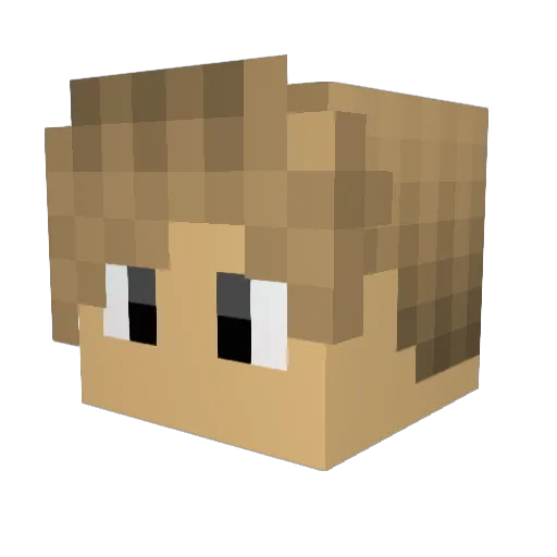 ody420 Minecraft avatar head, 3D render