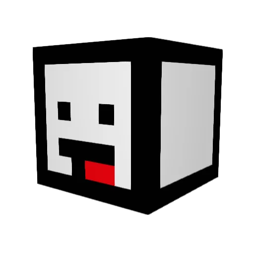 oeca Minecraft avatar head, 3D render