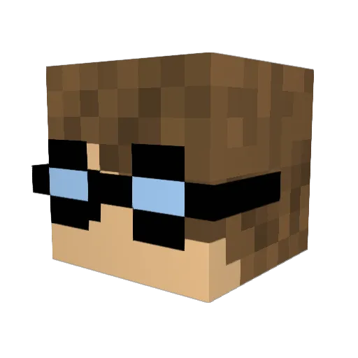 oelsche1ch Minecraft avatar head, 3D render