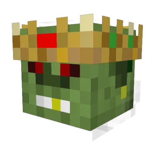 oem913 Minecraft avatar head, 3D render