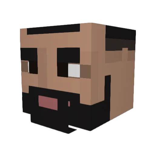 oemerTR Minecraft avatar head, 3D render