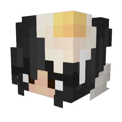 oemlette Minecraft avatar head, 3D render