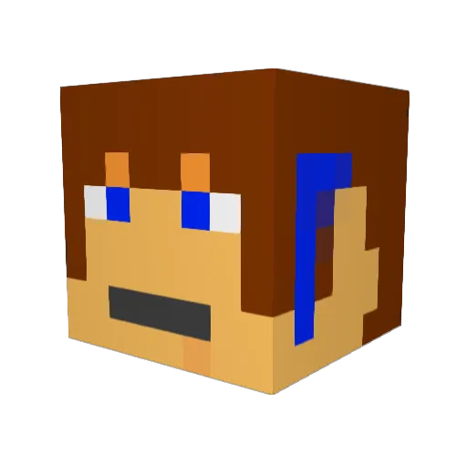 oerjan148 Minecraft avatar head, 3D render