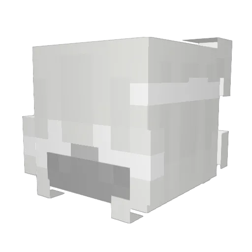 oetu Minecraft avatar head, 3D render