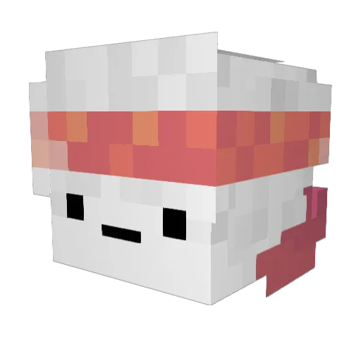 oevic Minecraft avatar head, 3D render