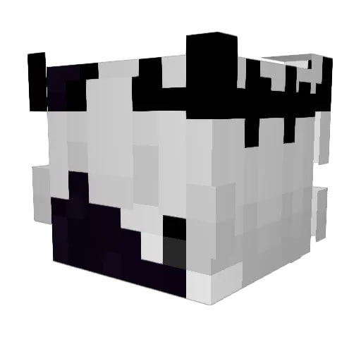 oevq Minecraft avatar head, 3D render