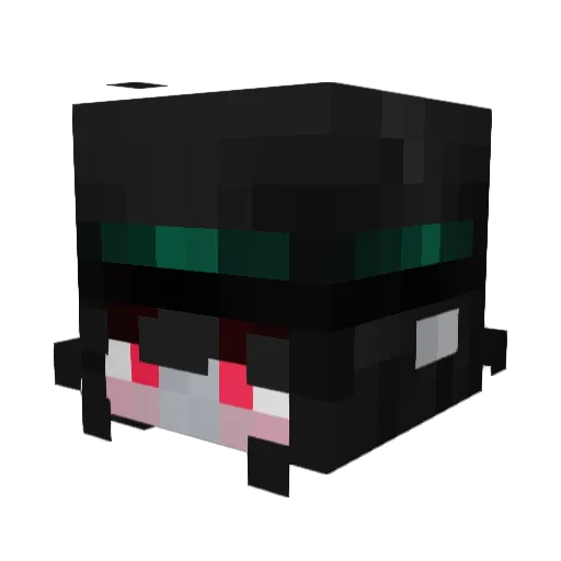 ofascio Minecraft avatar head, 3D render