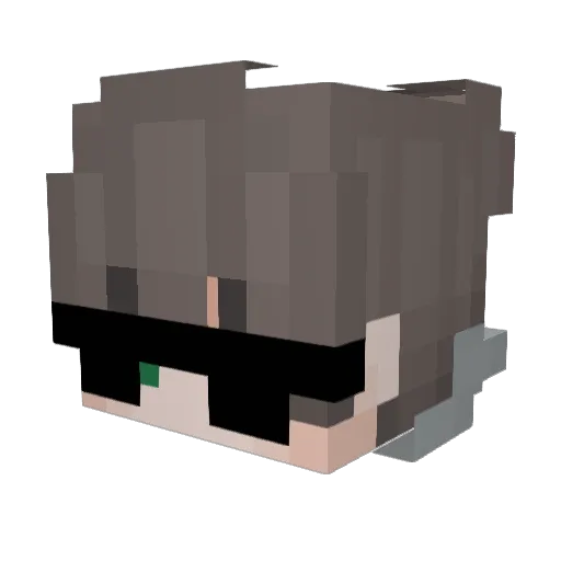 offbeatGamer01 Minecraft avatar head, 3D render