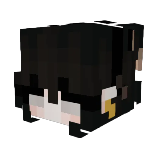 offbrandpaper Minecraft avatar head, 3D render