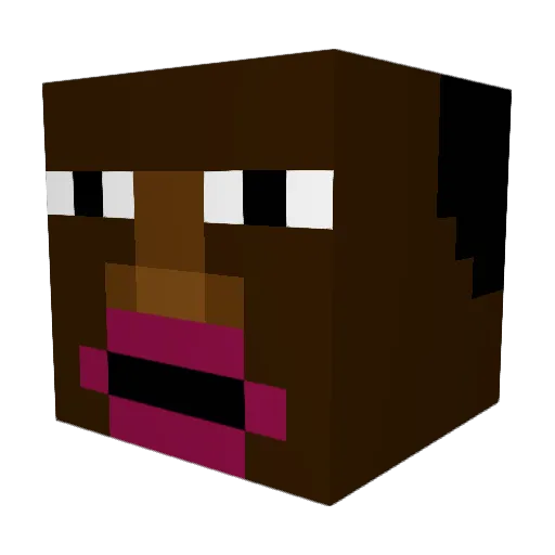 officerDublen12 Minecraft avatar head, 3D render